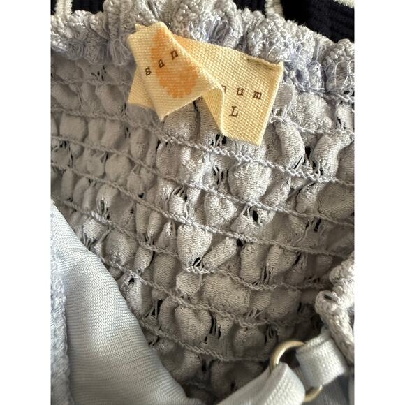 Chrysanthemum Light Blue/Lavender Sundress, Size Large - NEW! - Picture 3 of 6